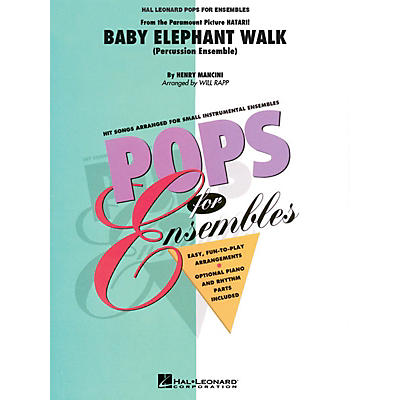 Hal Leonard Baby Elephant Walk (Percussion Ensemble) Concert Band Level 2-3