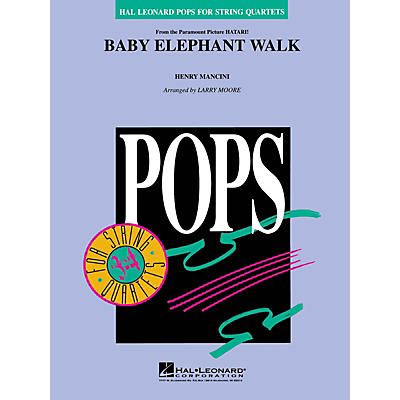 Hal Leonard Baby Elephant Walk Pops For String Quartet Series Arranged by Larry Moore