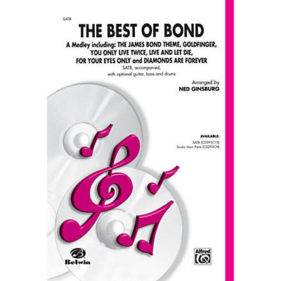 Alfred Bach Best of Bond (A Medley) SATB Choral Octavo