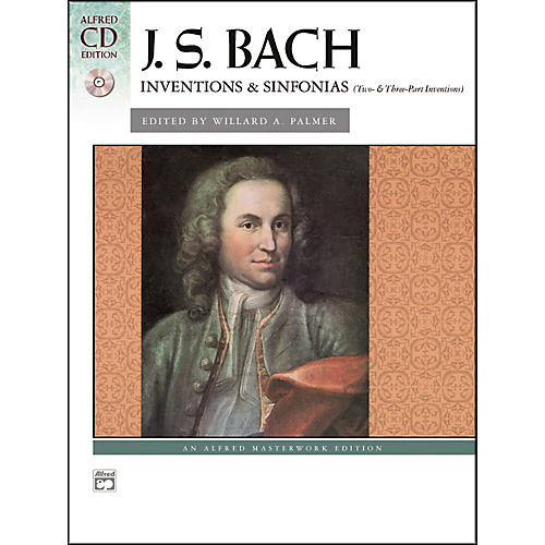 Alfred Bach Inventions & Sinfonias (Two- & Three-Part Inventions) Piano Book & CD
