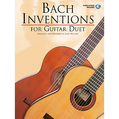 Music Sales Bach Inventions for Guitar Duet Book/Audio Online