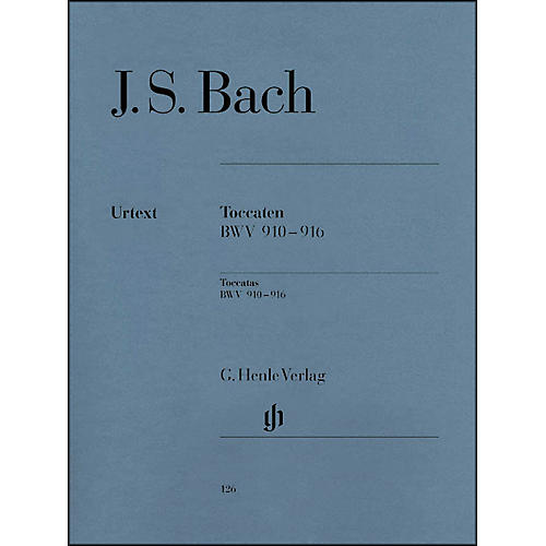 G. Henle Verlag Bach Toccatas BWV 910-916 By Bach