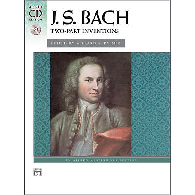 Alfred Bach Two-Part Inventions Intermediate / Late Intermediate Book & CD Piano