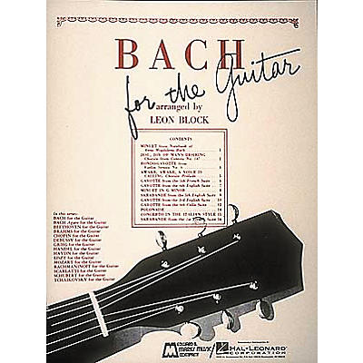Edward B. Marks Music Company Bach for Guitar Book