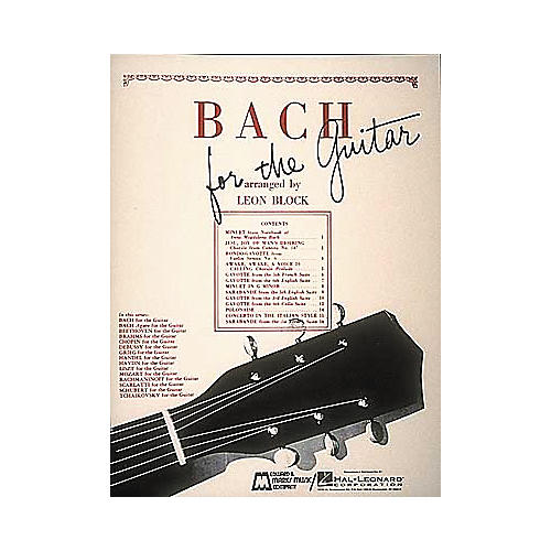 Bach for Guitar Book