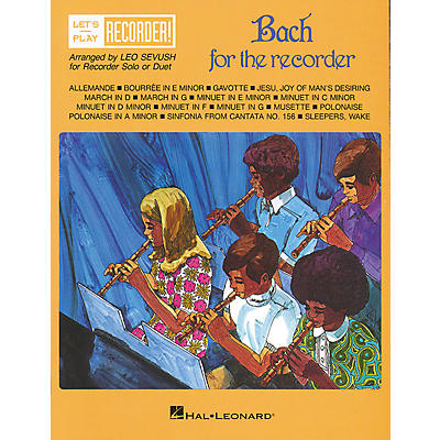 Hal Leonard Bach for the Recorder