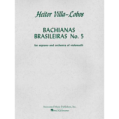Associated Bachianas Brasileiras No. 5 (Score and Parts) String Ensemble Series  by Heitor Villa-Lobos