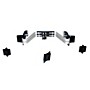 Premier Back Bar Rail for Revolution Multi-Tenor Harness Quads/Quints for 8, 10, 12, 14 and 10, 12, 13, 14 Inch