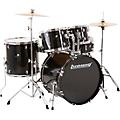 Ludwig BackBeat Complete 5-Piece Drum Set With Hardware and Cymbals - Metallic Purple MistBlack Sparkle