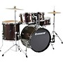 Ludwig BackBeat Complete 5-Piece Drum Set With Hardware and Cymbals - Metallic Purple Mist
