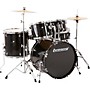 Open-Box Ludwig BackBeat Complete 5-Piece Drum Set With Hardware and Cymbals Condition 1 - Mint Black Sparkle