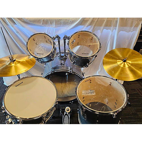 Ludwig Backbeat Complete Drumkit Drum Kit Silver Sparkle