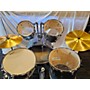 Used Ludwig Backbeat Complete Drumkit Drum Kit Silver Sparkle