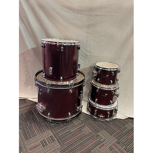 Ludwig Backbeat Drum Kit Wine Red Sparkle
