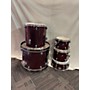 Used Ludwig Backbeat Drum Kit Wine Red Sparkle