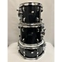 Used Ludwig Backbeat Drum Kit Black Sparkle