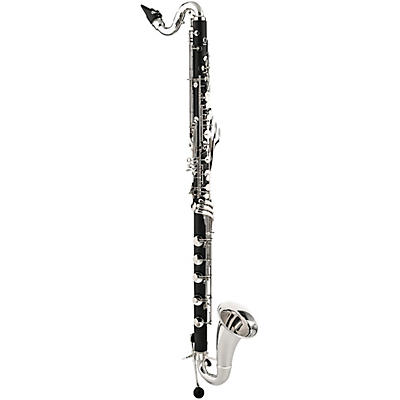 BACKUN Backun Alpha Low C Synthetic Bass Clarinet with Silver Plated Keys, 2-Piece Neck, Hardshell Case