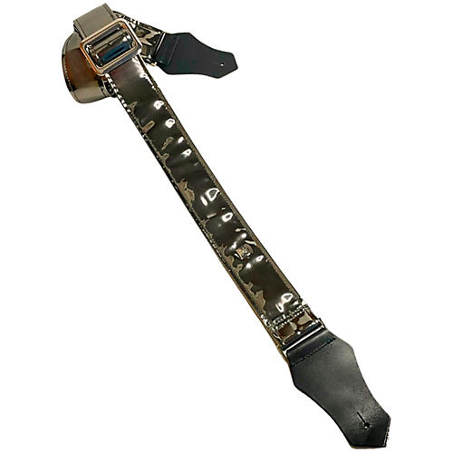 Get'm Get'm Badass Mirrored Guitar Strap Platinum 2 in.