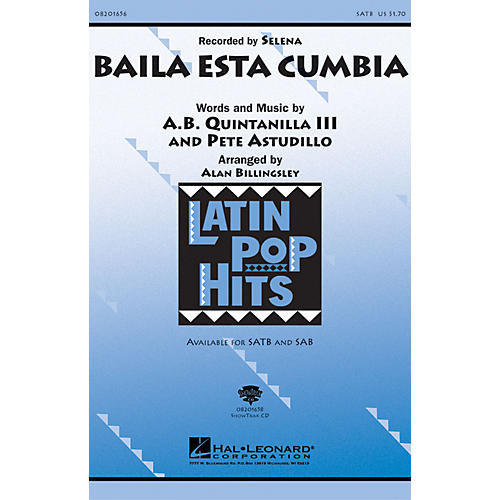 Baila Esta Cumbia SATB arranged by Alan Billingsley