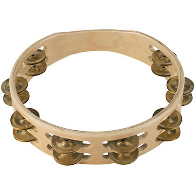 Sound Percussion Labs Baja Percussion Double Row Headless Tambourine with Brass Jingles