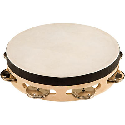 Sound Percussion Labs Baja Percussion Single Row Tambourine with Steel Jingles