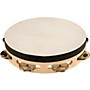 Sound Percussion Labs Baja Percussion Single Row Tambourine with Steel Jingles 8 in. Natural