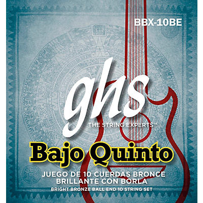 GHS Bajo Quinto Bright Bronze Ball End Set