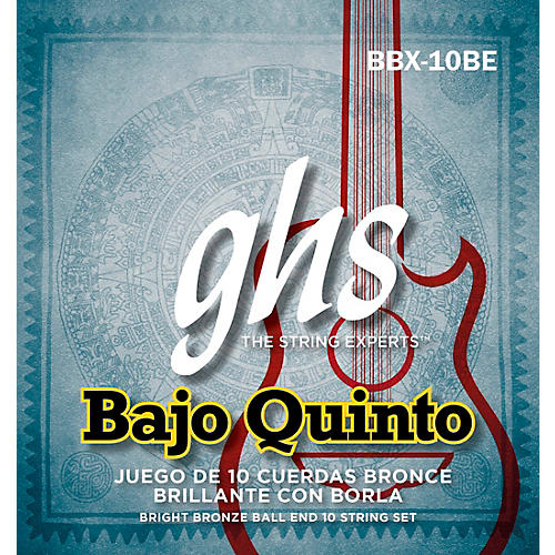 GHS Bajo Quinto Bright Bronze Ball End Set