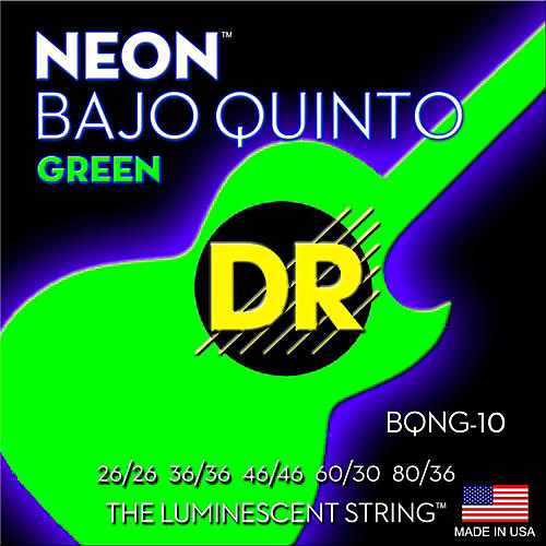 Bajo Quinto Neon Green Coated 10 String