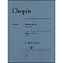 G. Henle Verlag Ballade in F Major, Op. 38 Piano Solo By Chopin