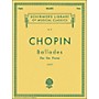 G. Schirmer Ballades for Piano By Chopin