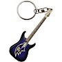 Woodrow Guitars Baltimore Ravens Electric Guitar Keychain