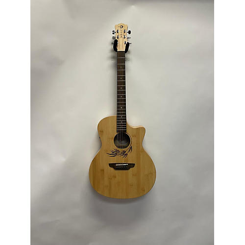 Luna Guitars Bamboo Gae Acoustic Guitar Natural