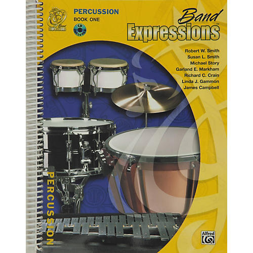 Band Expressions Book One Student Edition Percussion Book & CD