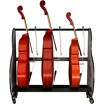A&S Crafted Products Band Room Double Bass Rack