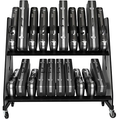 A&S Crafted Products Band Room Violin & Viola Case Shelf Rack