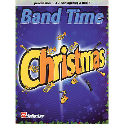 De Haske Music Band Time Christmas (Percussion 3, 4) De Haske Play-Along Book Series Softcover by Robert van Beringen