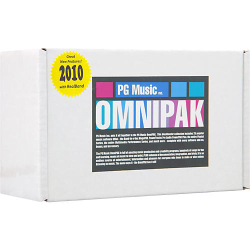Band-in-a-Box 2010 for Windows OMNIPAK (Portable Hard Drive)