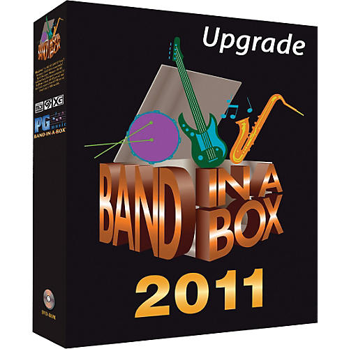 Band-in-a-Box 2011 EverythingPAK Windows Upgrade/Crossgrade from any Version (Portable Hard Drive)