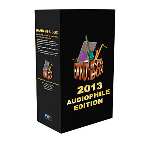 Band-in-a-Box 2013 Audiophile Edition (Win-Portable Hard Drive)