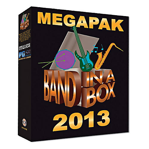 Band-in-a-Box 2013 MEGAPAK (Windows DVD-ROM)