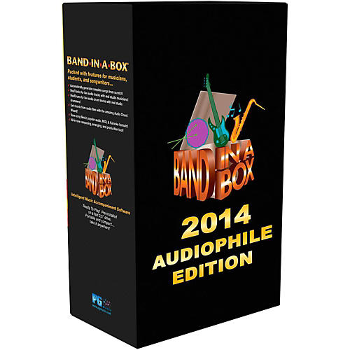 Band-in-a-Box 2014 Audiophile Edition (Win-Portable Hard Drive)