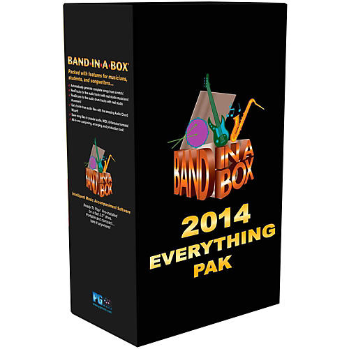 Band-in-a-Box 2014 EverythingPAK (Win-Portable Hard Drive)