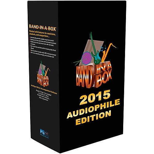 Band-in-a-Box 2015 Audiophile Edition (Win-Portable Hard Drive)