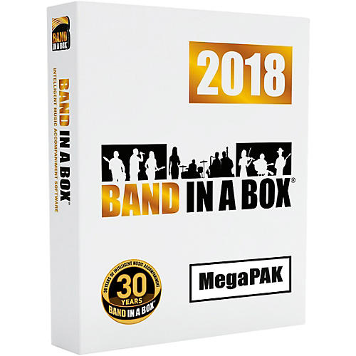 Band-in-a-Box 2018 MEGAPAK [MAC DVD-ROM]