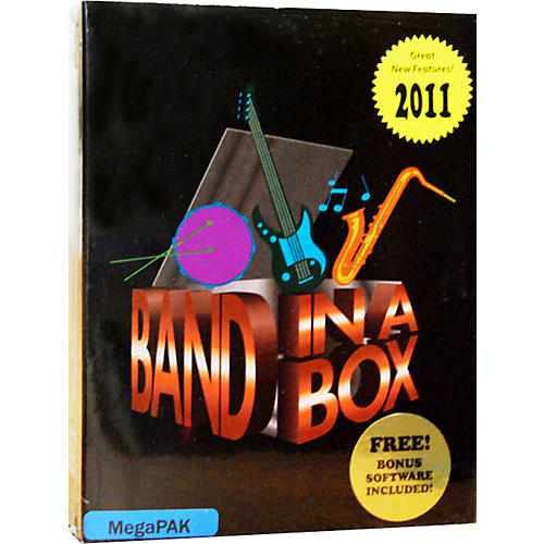 Band-in-a-Box Pro 2011 MAC MegaPAK (Mac-DVD)