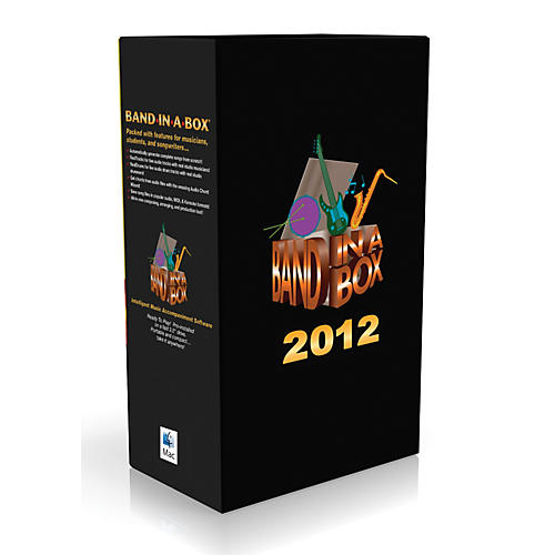 Band-in-a-Box Pro 2012 MAC Audiofile Edition