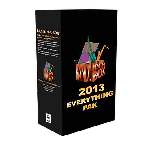 Band-in-a-Box Pro 2013 MAC EverythingPAK (Mac-Hard Drive)