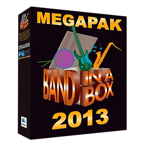 Band-in-a-Box Pro 2013 MAC MegaPAK (Mac-DVD)