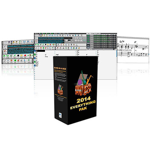Band-in-a-Box Pro 2014 MAC EverythingPAK (Mac-Hard Drive)